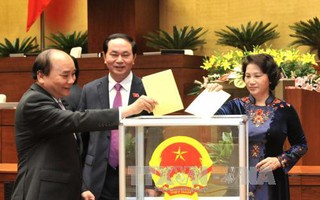 Bỏ phiếu kín để bầu Thủ tướng nhiệm kỳ 2016-2021