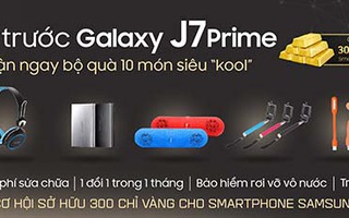 Đặt Samsung J7 Prime nhận bộ quà 10 món siêu “kool”