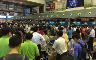 Sự cố thông tin tại sân bay: Hơn 100 chuyến bay bị ảnh hưởng