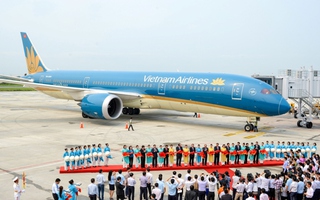 Siêu máy bay Boeing 787 khai trương sân bay quốc tế Cát Bi