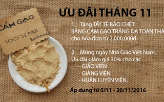 Sen Spa ưu đãi mừng ngày Nhà giáo Việt Nam