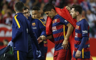 Chấn thương nặng, Suarez có thể lỡ Copa America