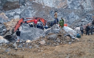 Tai nạn hi hữu ở mỏ đá, một người chết