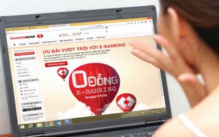 Techcombank: miễn phí giao dịch trực tuyến cho khách hàng cá nhân