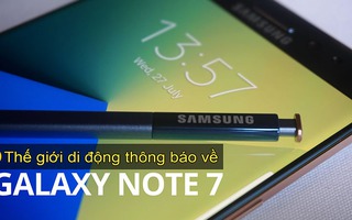 Thế Giới Di Động hoàn tiền cho khách đã mua Galaxy Note 7