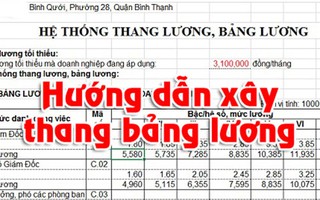 Quy trình xây dựng thang, bảng lương như thế nào?