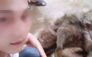 Thanh niên khoe "chiến tích" giết khỉ dã man trên facebook