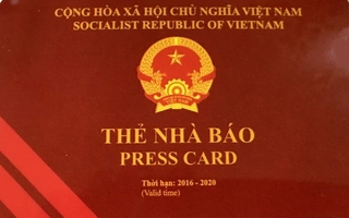 Thu Thẻ nhà báo của Phó Tổng Biên tập Báo Thanh Niên