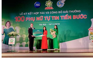 Giải thưởng 1 tỉ đồng dành cho 100 phụ nữ Tự tin tiến bước