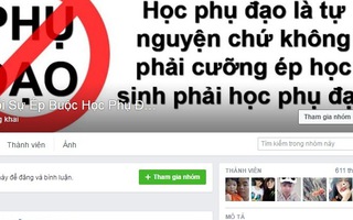 Vụ học sinh phản đối dạy thêm: Dừng dạy thêm ở trường