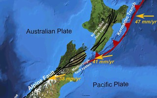 “Quái vật” cựa mình bên dưới New Zealand