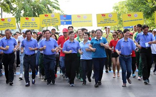 Tinh thần ngày chạy Olympic tỏa sáng