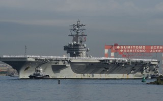 Tàu sân bay Mỹ USS Ronald Reagan áp sát Triều Tiên