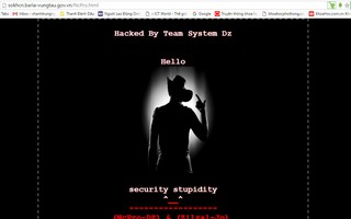 Hacker tấn công hàng loạt website tỉnh Bà Rịa – Vũng Tàu