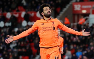 Salah bất ngờ đứng đầu danh sách "Vua phá lưới" ở Anh