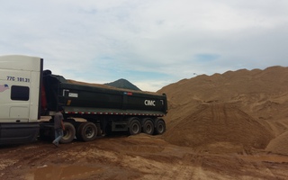 Bình Định ban hành "lệnh" cấm xuất cát xây dựng ra ngoài tỉnh