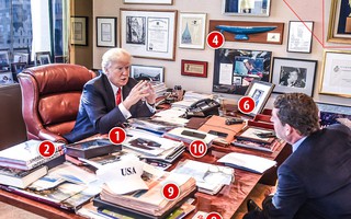 Có gì trong văn phòng chống đạn của ông Trump?