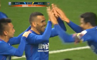 Tevez ra mắt ấn tượng tại Trung Quốc