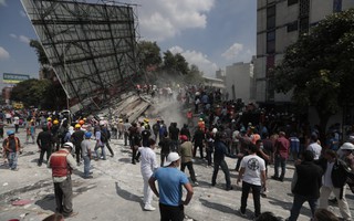 Động đất mạnh giáng xuống Mexico, hơn 210 người chết