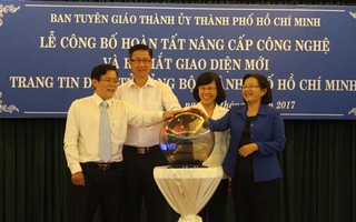 Trang tin điện tử Đảng bộ TP HCM ra mắt giao diện mới