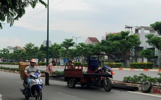 Khó xử "máy chém" trên đường