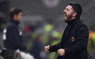 "Tê giác" Gattuso có chiến thắng đầu tiên tại Milan