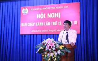 Ông Bùi Thanh Bình làm Phó Chủ tịch LĐLĐ tỉnh Khánh Hòa