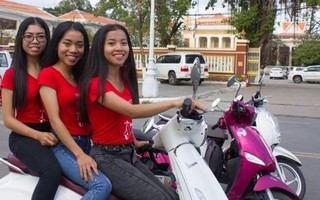 Biệt đội "xế nữ không ôm" số 1 Phnom Penh