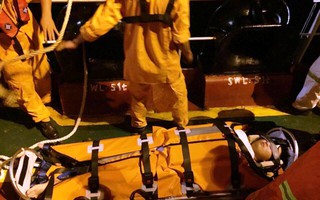 Cứu thuyền viên người Trung Quốc bị nạn trên biển