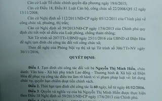 Khởi tố nữ cán bộ ăn chặn tiền thờ cúng liệt sĩ