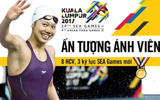 Khoảnh khắc đáng nhớ của kình ngư Ánh Viên tại SEA Games 29