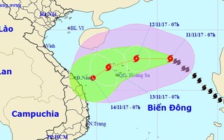 Bão số 13 có thể đổi hướng nguy hiểm, đi vào miền Trung