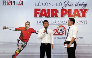 Giải Fair Play 2017: Học làm người trước khi học đá bóng