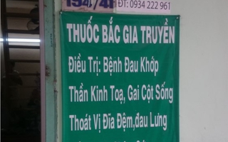 TP HCM: Phát hiện 1 phòng khám gia truyền hoạt động chui