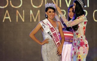 Cận cảnh nhan sắc tân Hoa hậu Hoàn vũ Myanmar