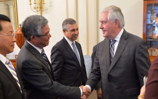 Đại sứ Việt Nam lần đầu gặp tân Ngoại trưởng Mỹ Rex Tillerson