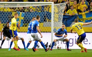 Thua Thụy Điển 0-1, Ý sắp văng khỏi World Cup