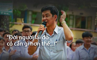 Tôi rơi nước mắt...!