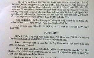 Đài PT-TH Phú Yên có người phụ trách mới