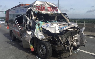 Phút sinh tử vụ tai nạn trên cao tốc TP HCM - Long Thành