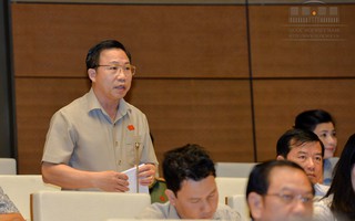 Đại biểu Lưu Bình Nhưỡng tranh luận với Tổng Thanh tra Chính phủ
