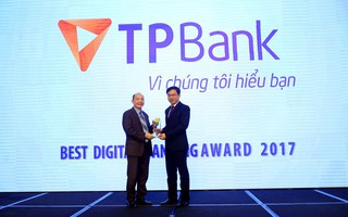 TPBank được bình chọn giải “Ngân hàng số xuất sắc nhất 2017"