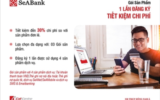 SeABank ra mắt gói sản phẩm tiện ích cho khách hàng