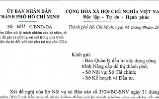 Nhiều thiếu sót ở dự án Nâng cấp đô thị TP HCM