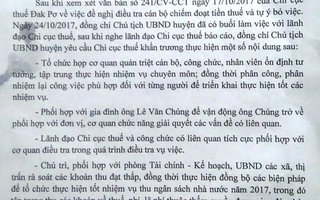 Tham ô bị phát hiện, cán bộ thuế bỏ trốn