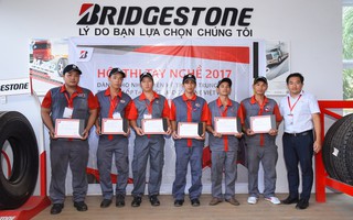 Bridgestone tổ chức Hội thi tay nghề dành cho kỹ thuật viên lốp xe tải, buýt