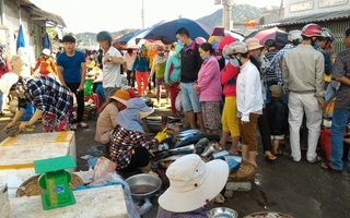 Nhộn nhịp chợ cá Dư Khánh những ngày đầu năm
