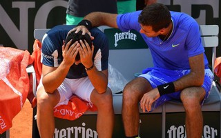 Khoảnh khắc Del Potro "đốn tim" khán giả Roland Garros