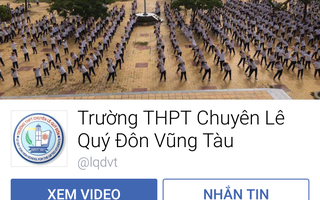 Giả Facebook trường THPT để đăng tải nội dung phản động