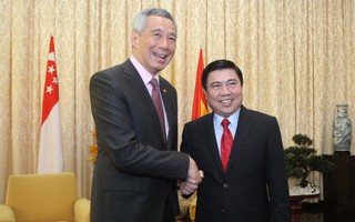 Lãnh đạo TP HCM tiếp thủ tướng Singapore